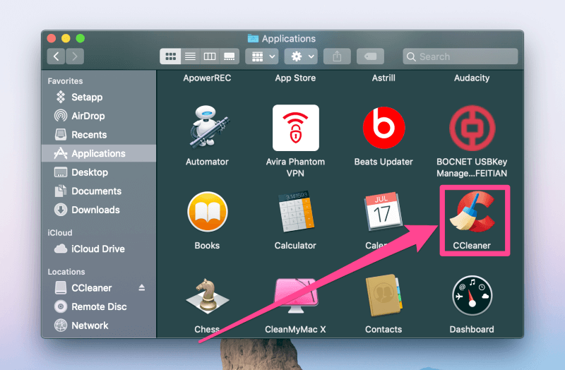 uninstall cc cleaner on mac